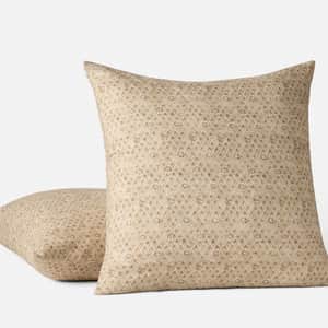 Coral Bell Print Decorative Pillow Cover