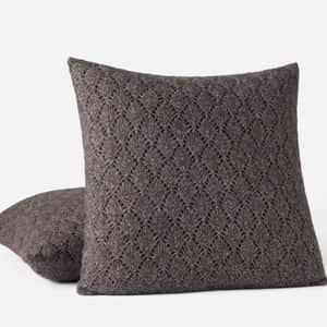 Paracas Alpaca Cotton Knit Decorative Pillow Cover