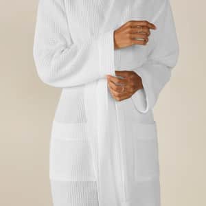 Unisex Organic Waffle Robe