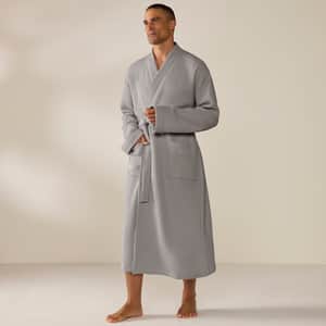 Unisex Organic Waffle Robe