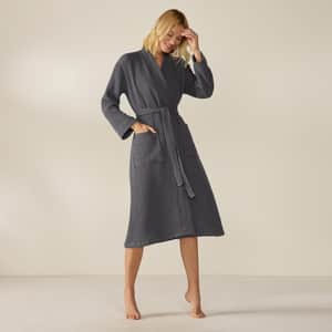 Unisex Organic Waffle Robe