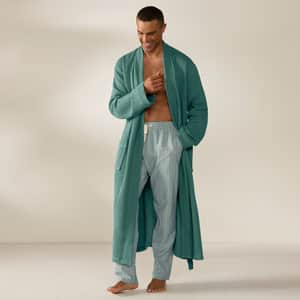 Unisex Organic Waffle Robe