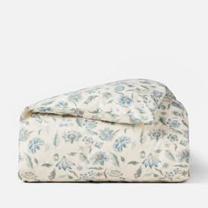 Viola Organic Print Duvet Cover