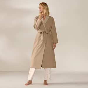 Women's Cloud Brushed Organic Flannel Robe