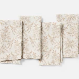 Marguerite Organic Print Napkins, Set of 4