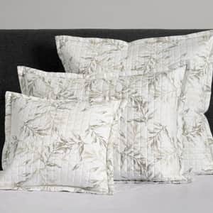 Natura quilted decorative pillow sham