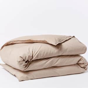 Organic Crinkled Percale&trade; Duvet Cover