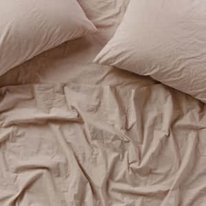 Organic Crinkled Percale&trade; Fitted Sheet