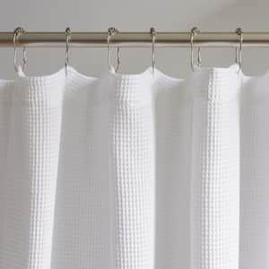 Organic Waffle Shower Curtain