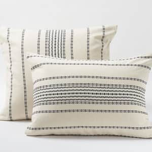Rippled Stripe Organic Sham
