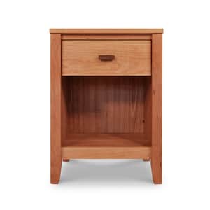 Andover Modern 1-Drawer Enclosed Shelf Nightstand