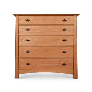 Cherry Moon Wide 5-Drawer Chest