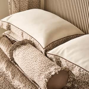 Fern Silk Bolster Cushion Cover