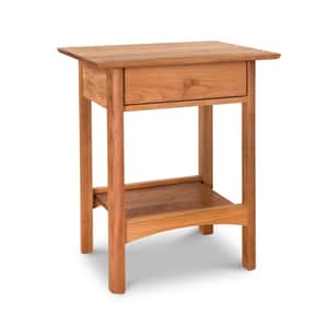 Heartwood Shaker 1-Drawer Open Shelf Nightstand
