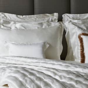 Windsor Silk Coverlet - Ivory