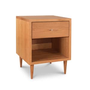 Larssen 1-Drawer Enclosed Shelf Nightstand