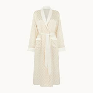 Seashells Silk Dressing Gown