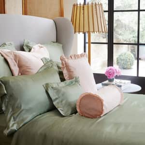 Sage Silk Fitted Sheet