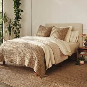 Blossom Handstitched Organic Quilt