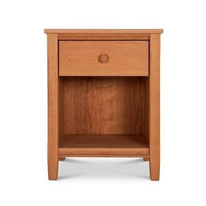 Vermont Shaker 1-Drawer Enclosed Shelf Nightstand