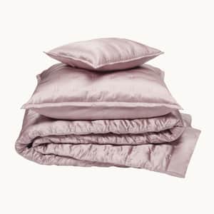 Windsor Silk Coverlet - Vintage Pink
