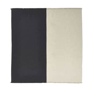Construction Rug Natural/faded black 106x118