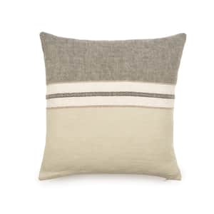 The Belgian Pillow Pillow cover Beeswax stripe 20x20