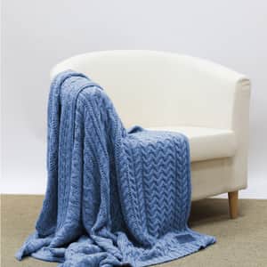 Downtown Company Cable Knitted Throw