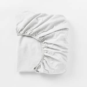 Organic Crinkled Percale&trade; Fitted Sheet