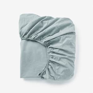 Organic Crinkled Percale&trade; Fitted Sheet