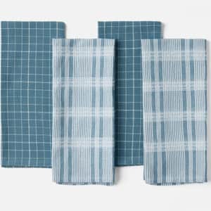 Clarendon Organic Kitchen Towels, Set of 4