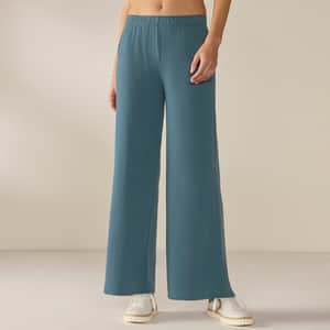 Women's Pima Organic Knit Wide Leg Pant