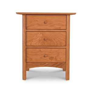 Heartwood Shaker 3-Drawer Nightstand