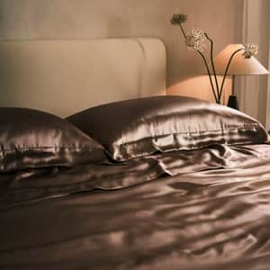 Mocha Sham Silk Pillowcase