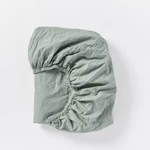 Organic Crinkled Percale&trade; Fitted Sheet