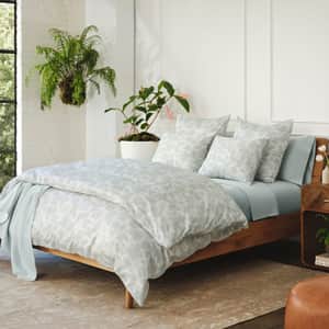 Camellia Organic Print Duvet Cover