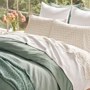 Organic Print Percale Sheet Set