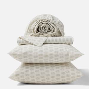 Organic Print Percale Sheet Set