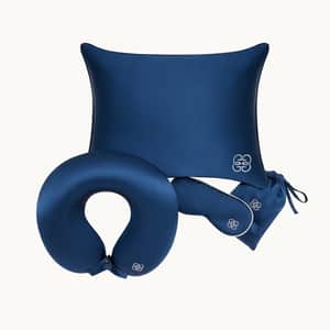 Silk Laundry Bag - Navy