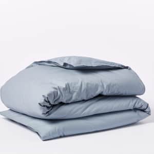 Organic Crinkled Percale&trade; Duvet Cover
