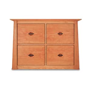Cherry Moon 4-Drawer File Credenza