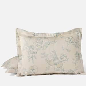 Romneya Organic Print Sham