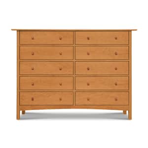 Heartwood Shaker 10-Drawer Dresser