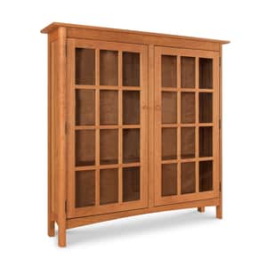 Heartwood Shaker 2-Glass Door Bookcase