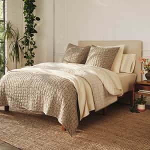 Blossom Handstitched Organic Quilt