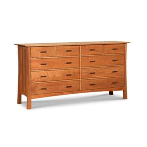 Contemporary Craftsman 10-Drawer Wide Dresser