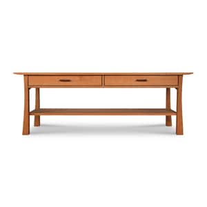 Contemporary Craftsman Console Coffee Table
