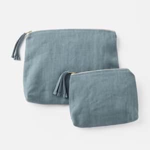 Helena Organic Linen Pouch Set