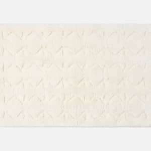 Diamond Shag Organic Bath Rug