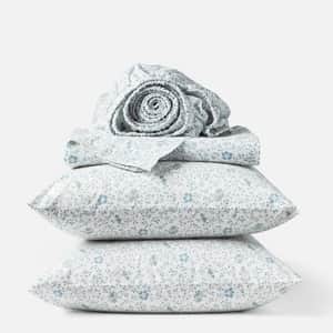 Organic Print Percale Sheet Set